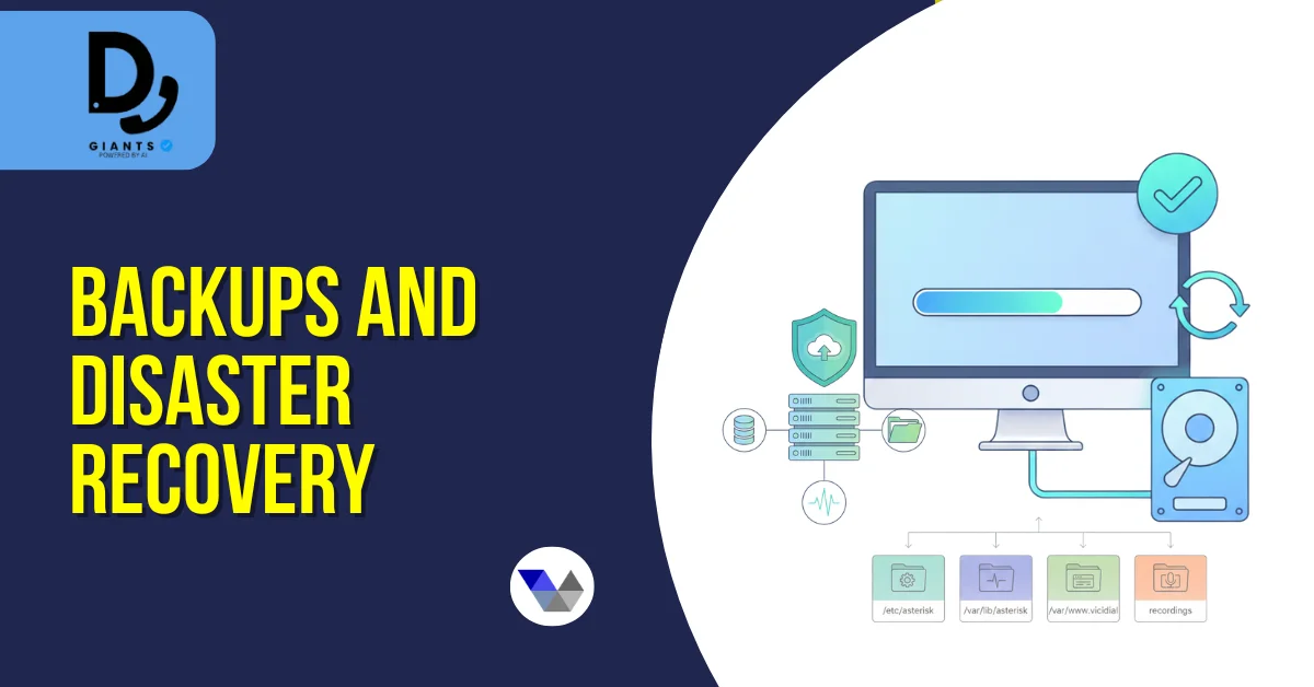 Backups and disaster recovery