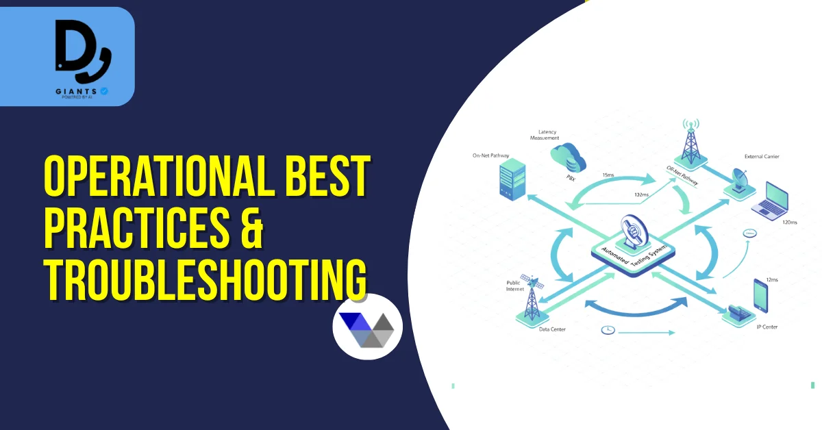 Operational Best Practices Troubleshooting