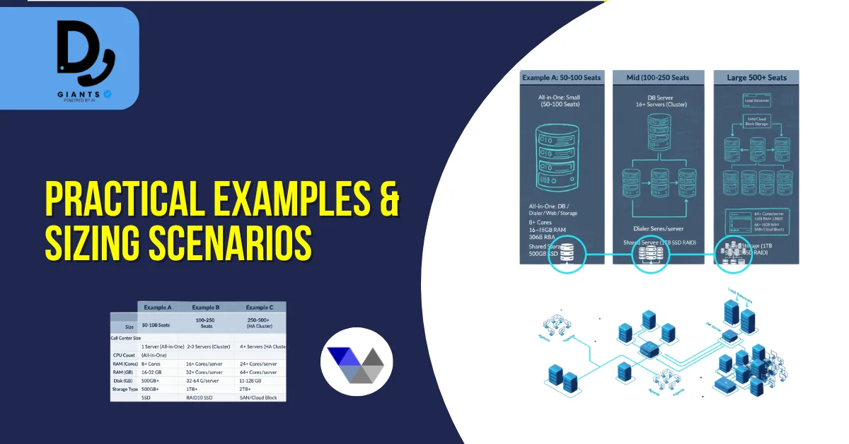 Practical examples sizing scenarios