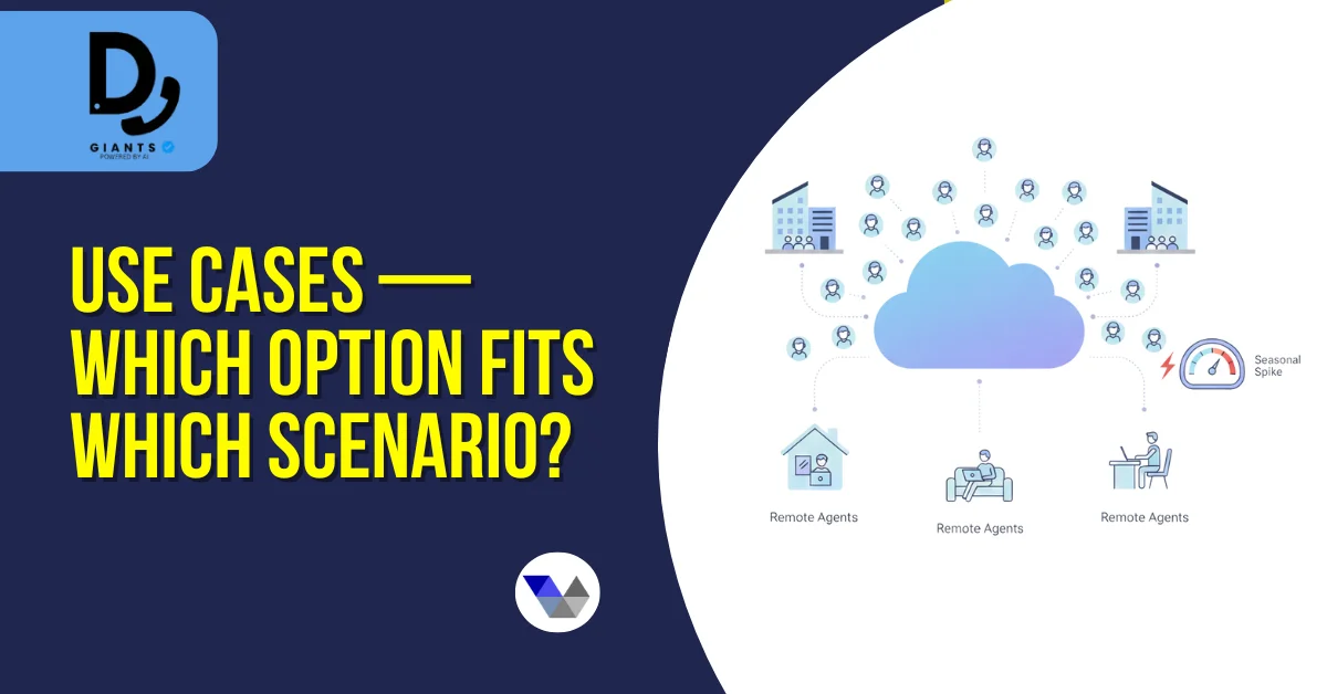 Use cases — which option fits which scenario