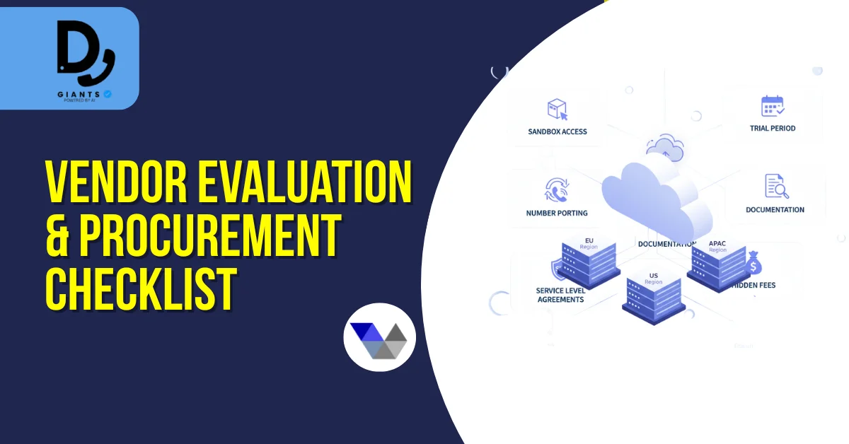 Vendor Evaluation Procurement Checklist